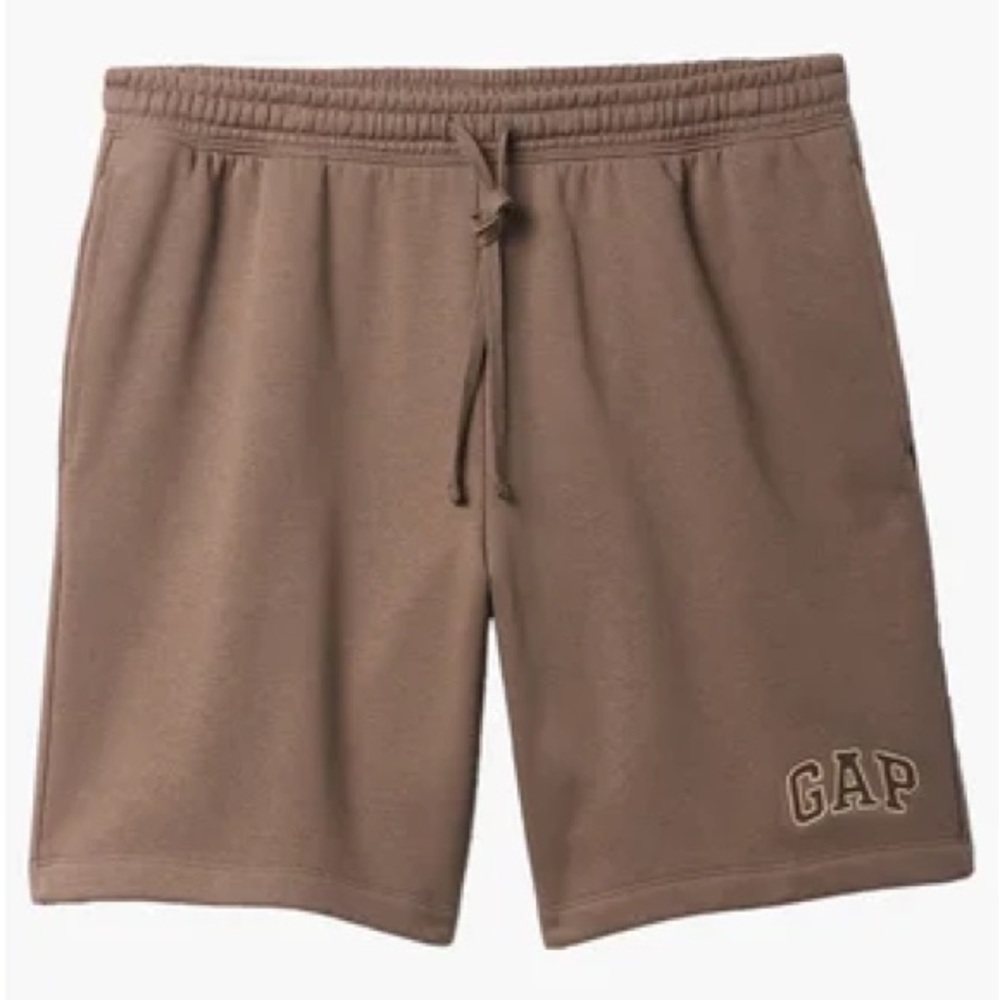 GAP Men's Taupe Drawstring Athletic Shorts